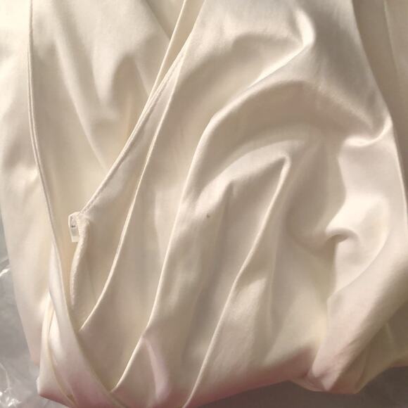 5 for $25 CLOSET CLEAROUT! City Triangles White Bow Front Tie Waist Dress Size 9 - Picture 9 of 9